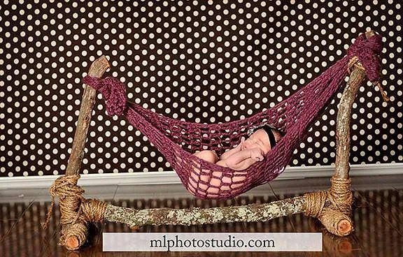 Purple Newborn Hanging Hammock Pod