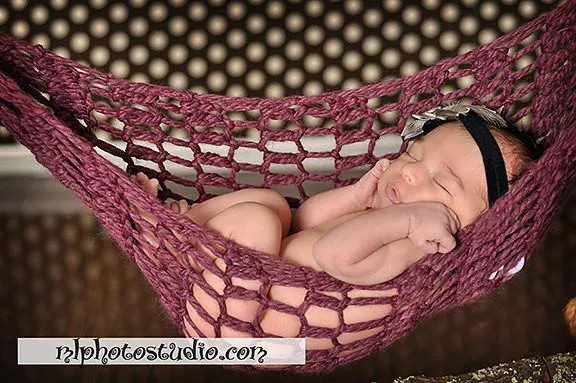 Purple Newborn Hanging Hammock Pod