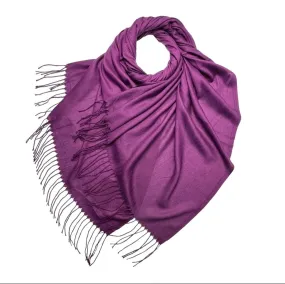 Purple Pashmina Scarf