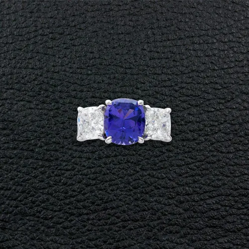 Purple Sapphire Engagement Ring