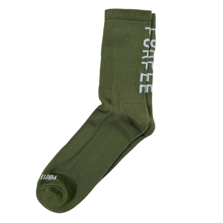 Purple Sock (Green) - PA1001GCWL124