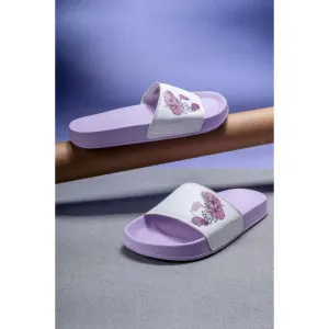 RedTape Women Purple Sliders