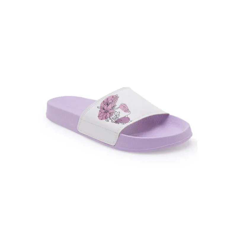 RedTape Women Purple Sliders