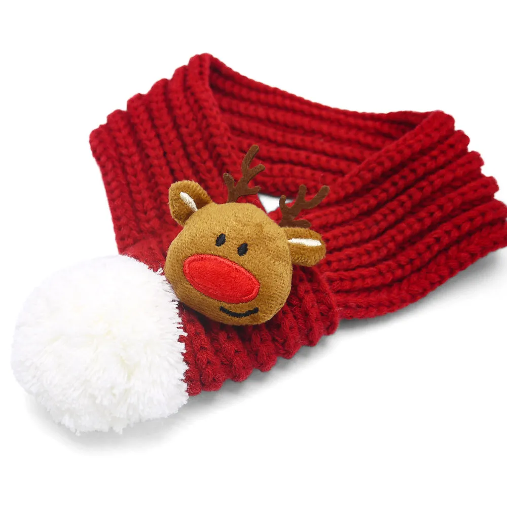 Reindeer Holiday Scarf