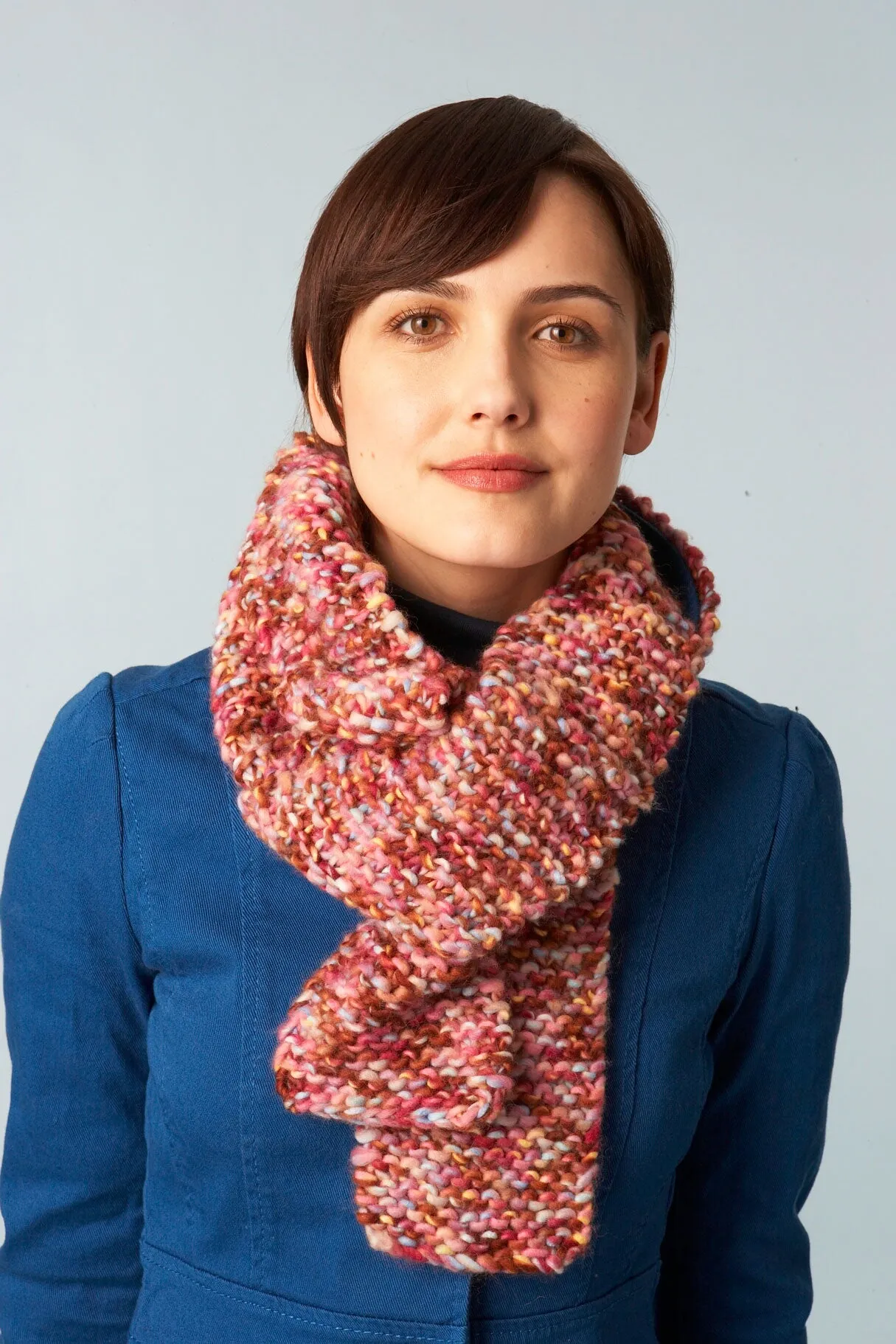 Rosy Scarf Pattern (Knit)