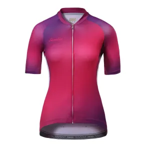 Santic Zimo Women Cycling Jersey Short Sleeves Purple