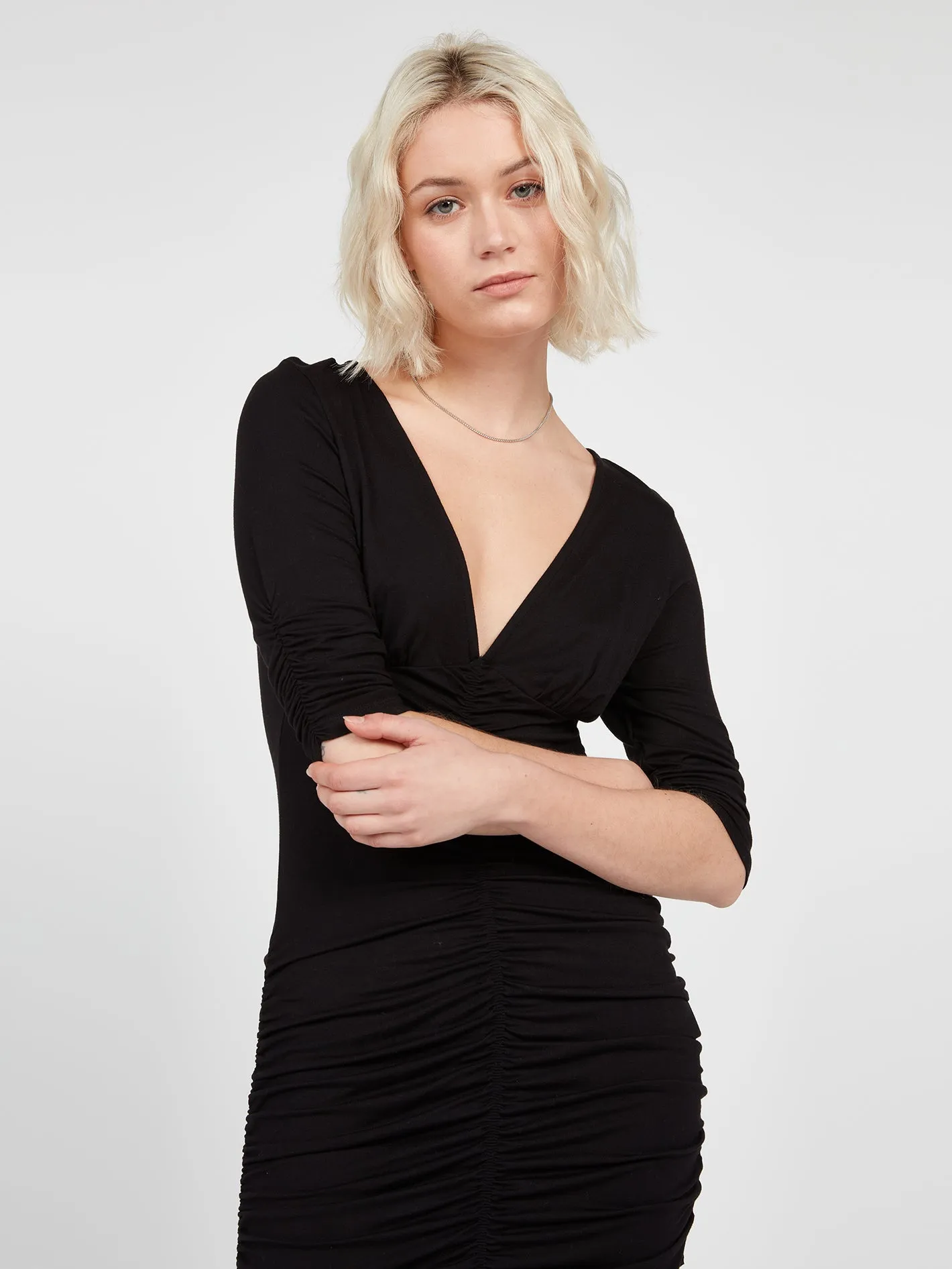 Shir Fine Dress - Black