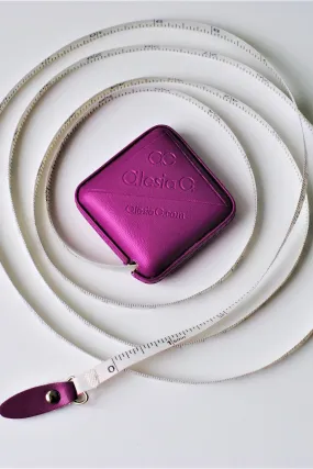 Signature Purple Leather Tape Measure