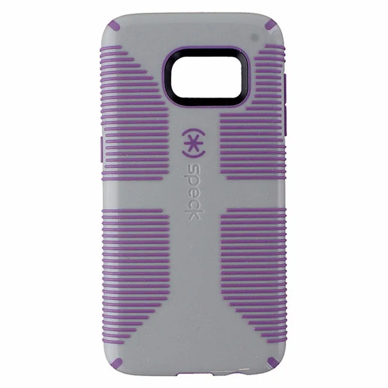 Speck CandyShell Grip Series Hybrid Case for Samsung Galaxy S7 - Gray / Purple