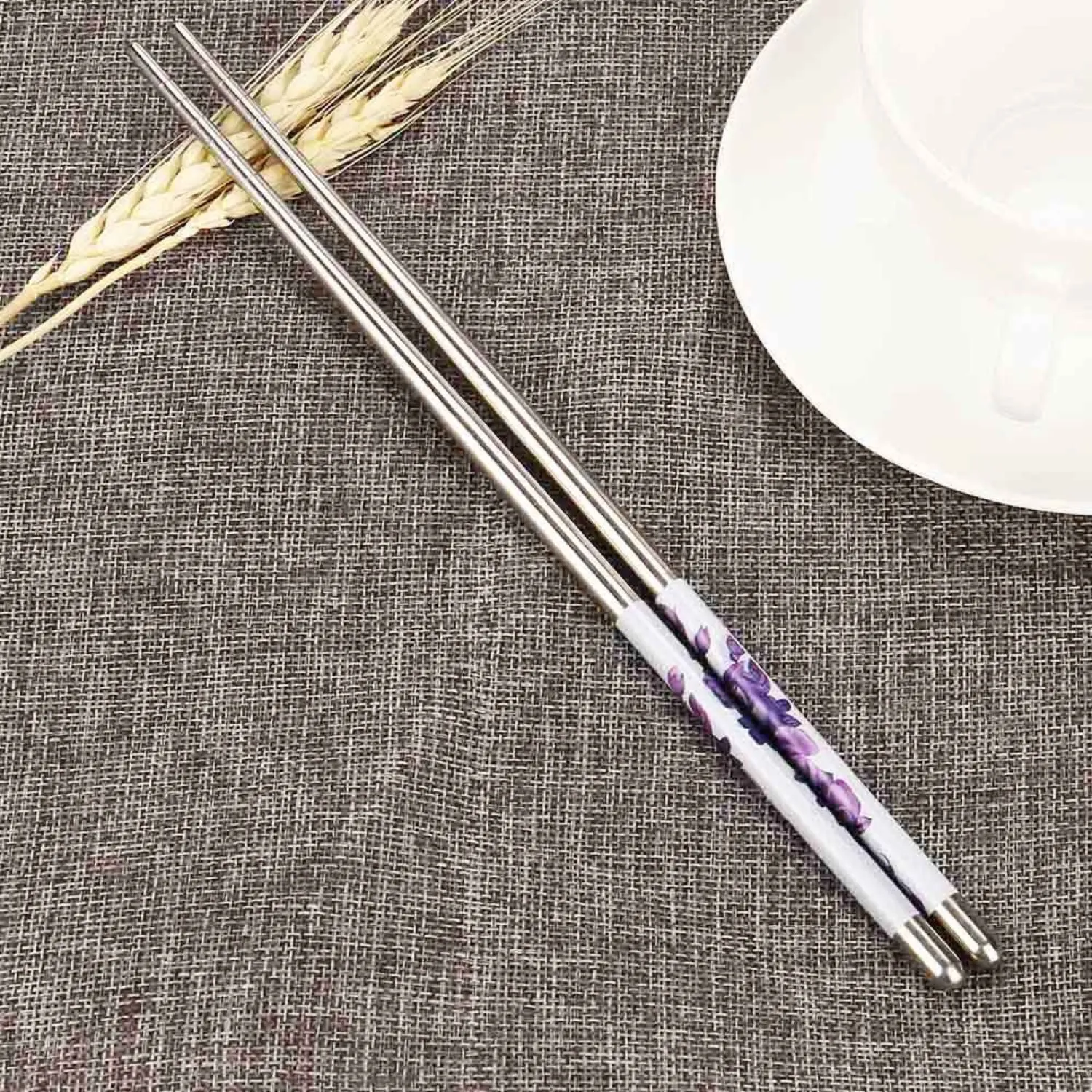 Stainless Steel Chopsticks - Purple