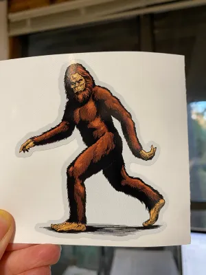 Sticker K12 Sasquatch Yeti Bigfoot Big Foot