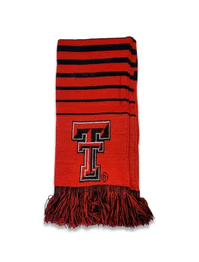 Texas Tech DoubleT Striped Scarf