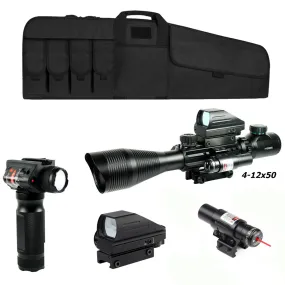 The AR-15 Liberty Package with Illuminated Scope, Vertical Foregrip and 41" Liberty Case