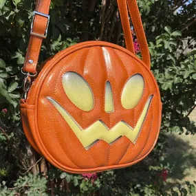 The Jackie Pumpkin - Orange Glitter *IN-STOCK