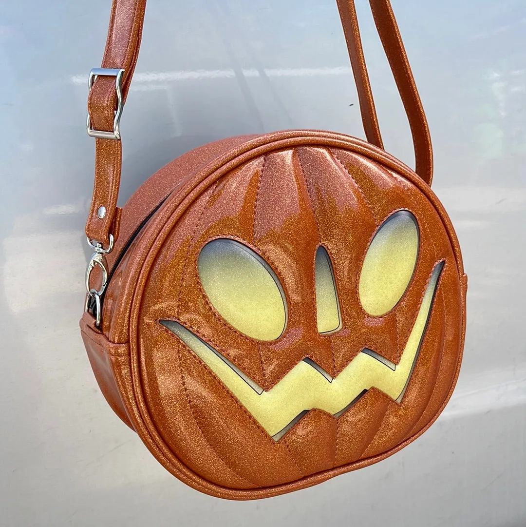 The Jackie Pumpkin - Orange Glitter *IN-STOCK