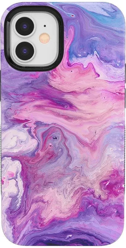 Tie Dying Over You | Purple Marble iPhone Case