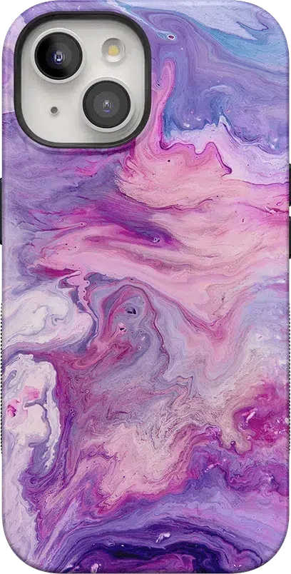 Tie Dying Over You | Purple Marble iPhone Case