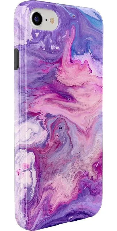 Tie Dying Over You | Purple Marble iPhone Case