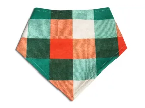 Timothy Plaid - Eco-Friendly Snap On Bandana - Made in the USA