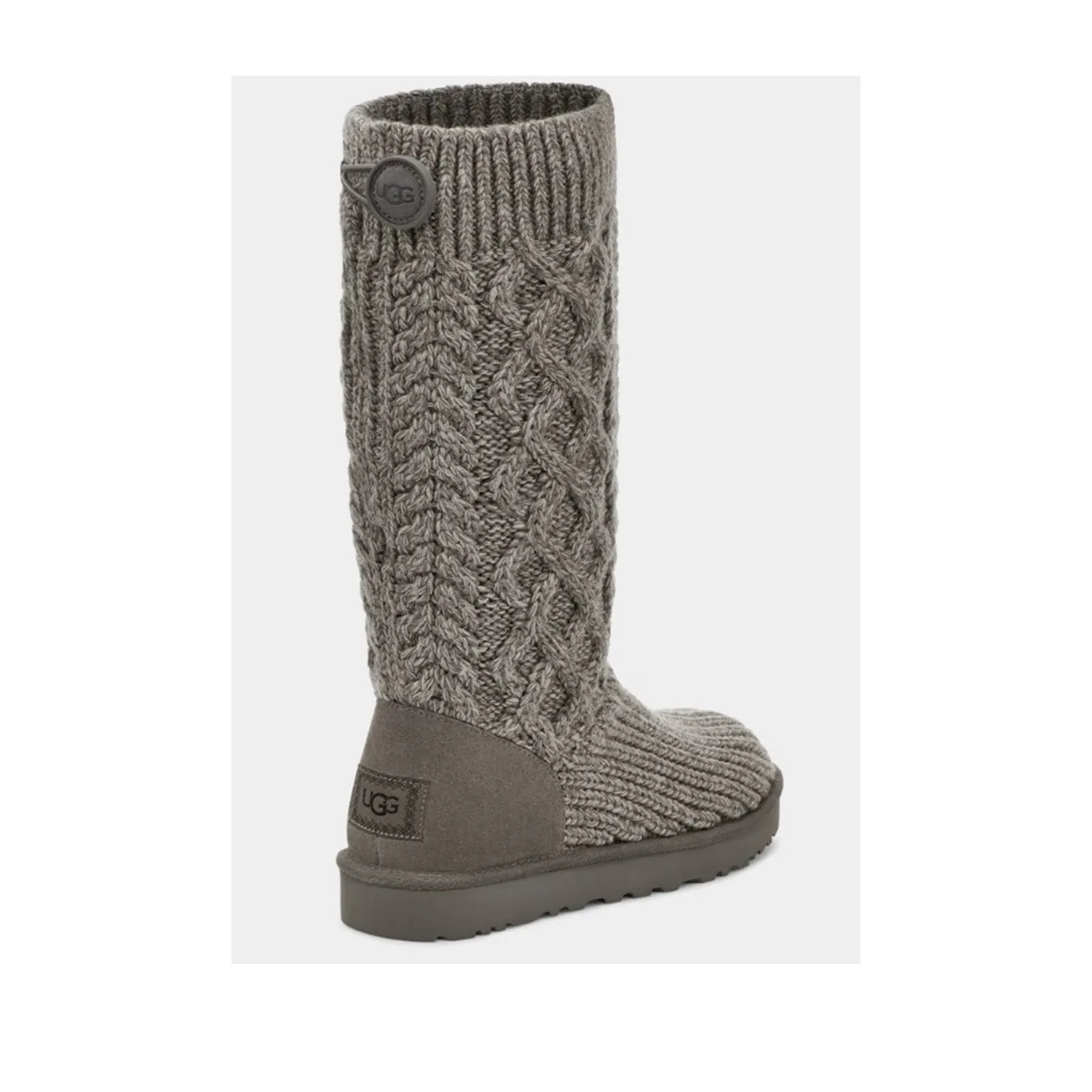 Ugg Women's Classic Cardi Cabled Knit in Grey