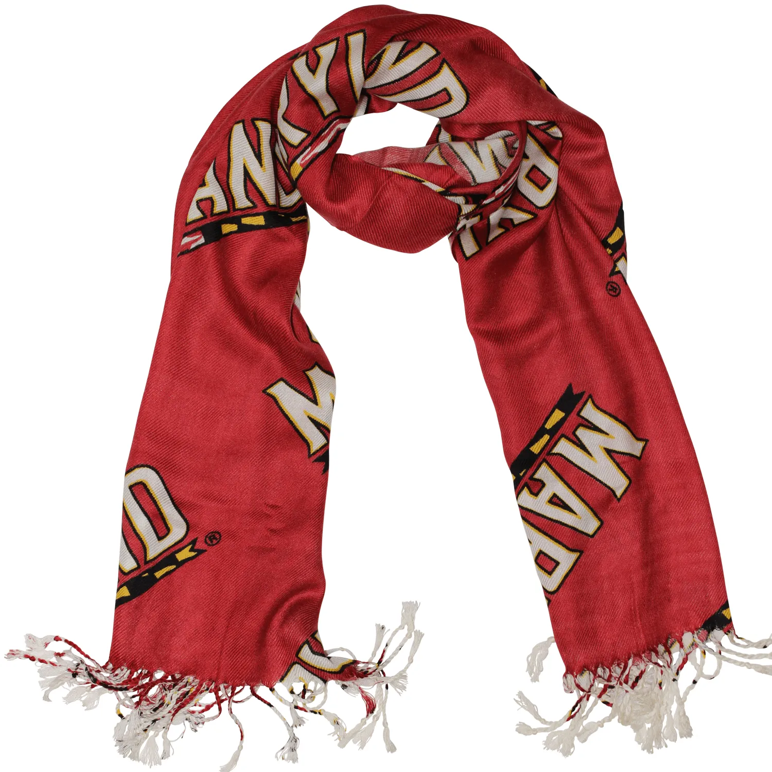 UMD Athletic Logo Pattern (Red) / Scarf