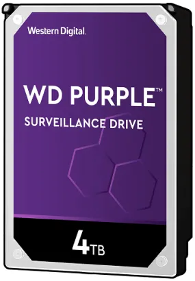 WD Purple 4TB Surveillance Hard Drive - WD43PURZ