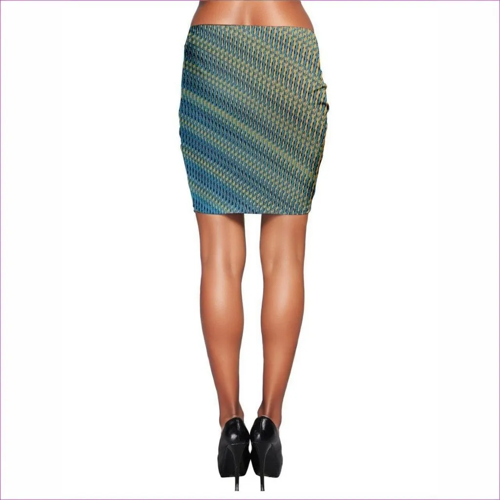 Weaved Bodycon Skirt