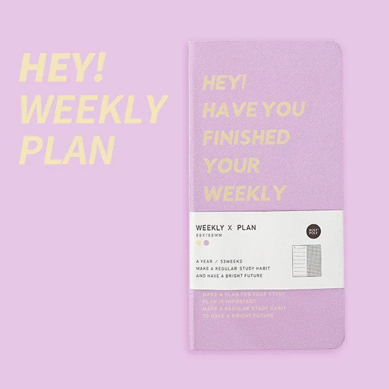 Weekly Plan Notebook