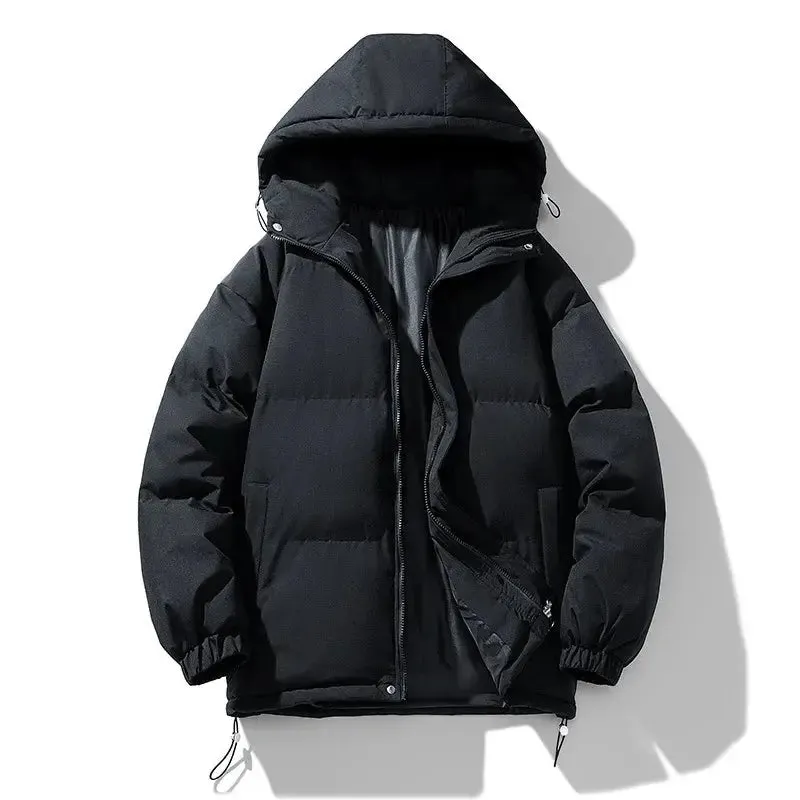 Winter Parkas Men Cotton-Padded Coats Men Puffer Jackets Outdoor Hooded Coat Casual Windbreaker Thick Warm Coat Men Jacket