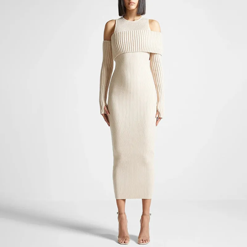 Winter Stunner Midi Sweater Dress Women | Jumper Dress |  Bodycon Sweater Dress | Knit Dress