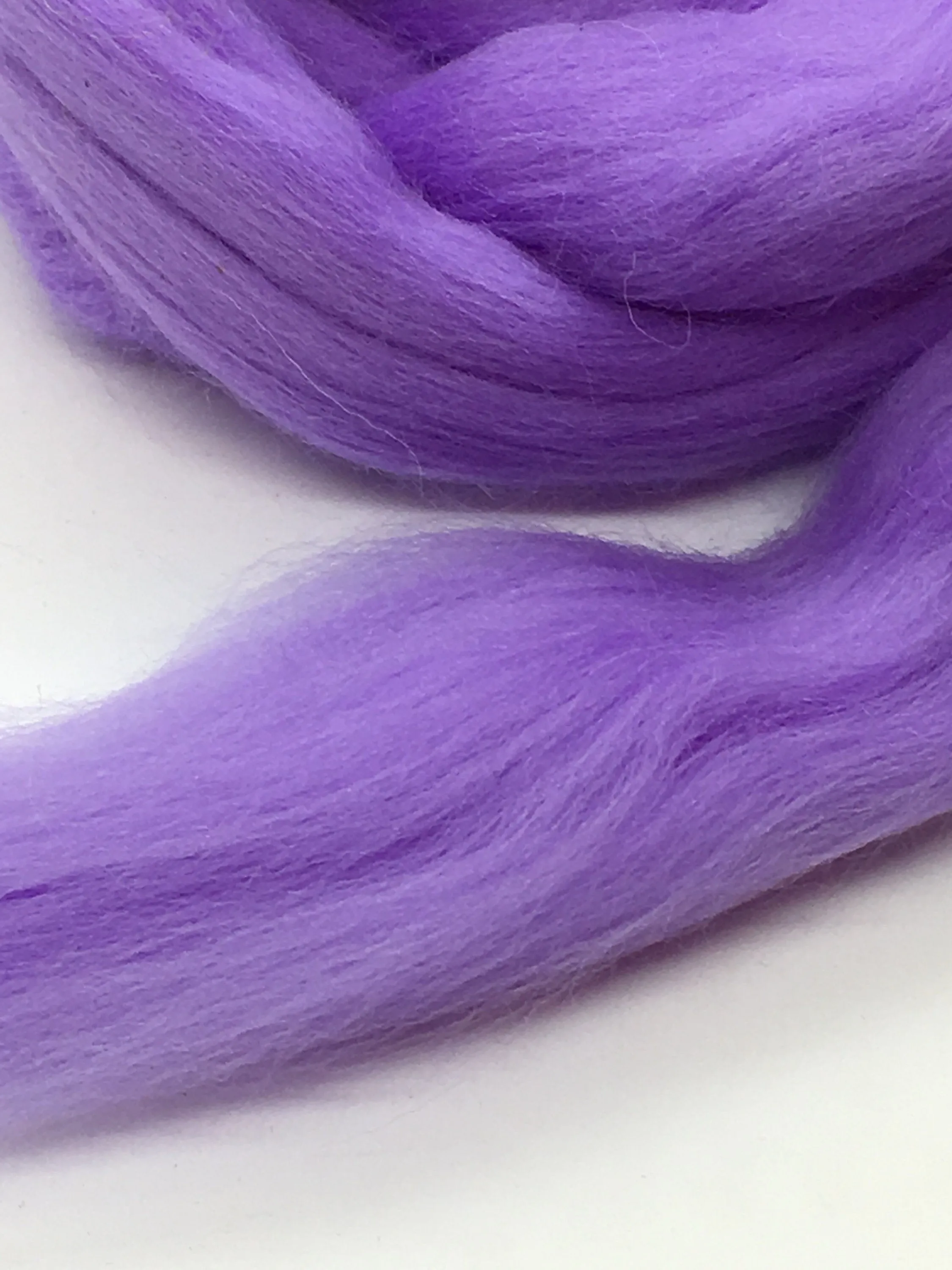 Wool Roving, Periwinkle Purple Blue Merino Wool Top Roving - Spin into Yarn, Needle Felt, Wet Felt, Weave, Tapestry,Soap Making, Knit